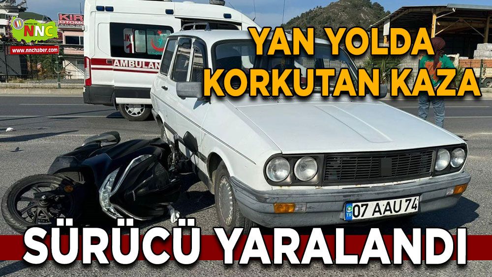Antalya'da Trafik Kazası Korkuttu