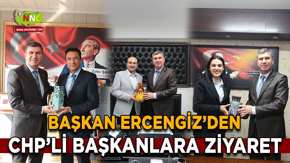 Başkan Ercengiz’den CHP’li başkanlara ziyaret