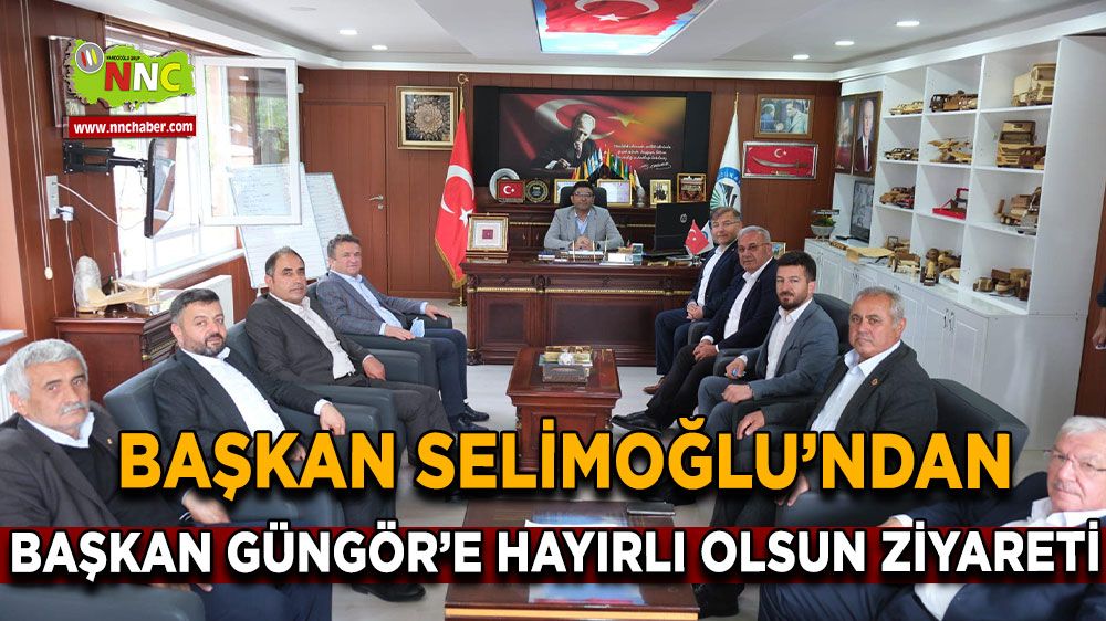 Başkan Selimoğlu'ndan Başkan Güngör'e Hayırlı Olsun ziyareti