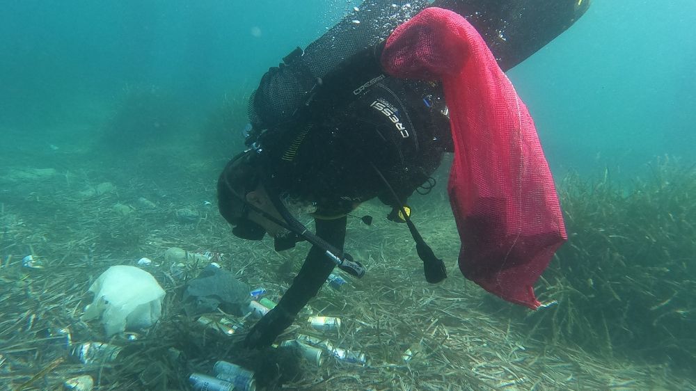 Bodrum 'da “Denize En Çok Mavi Yakışır”  temizliği yapıldı 