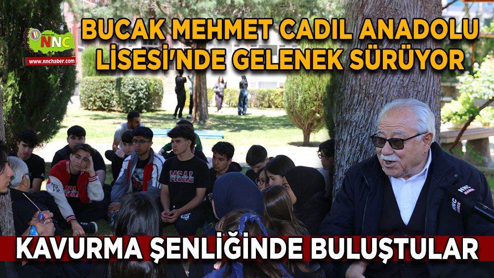 Bucak Mehmet Cadıl Anadolu Lisesinde gelenek sürüyor! Kavurma Şenliği!