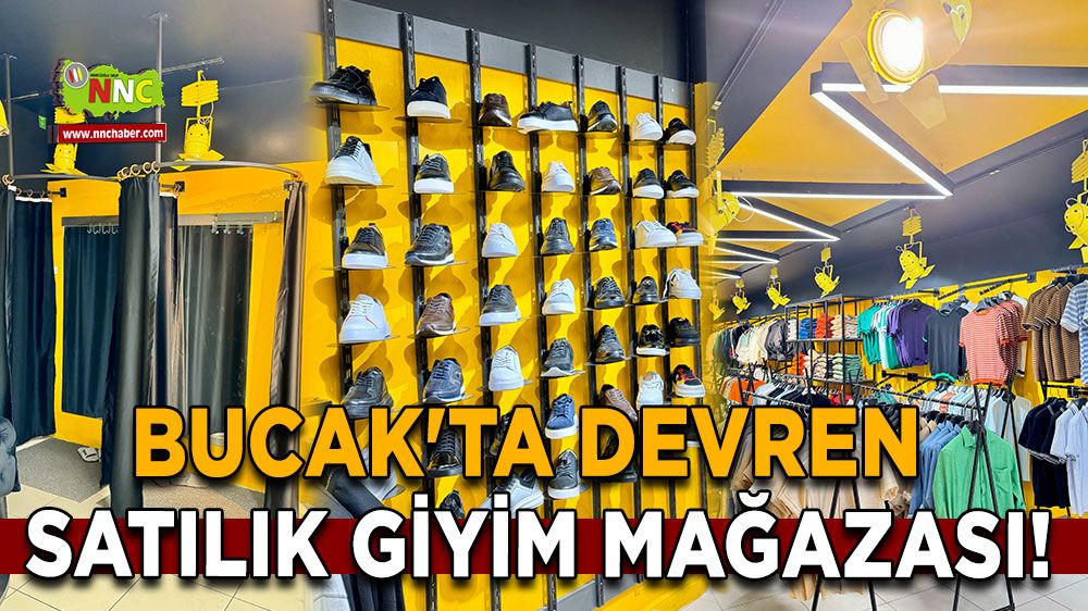 Bucak'ta Devren Satılık Giyim Mağazası!