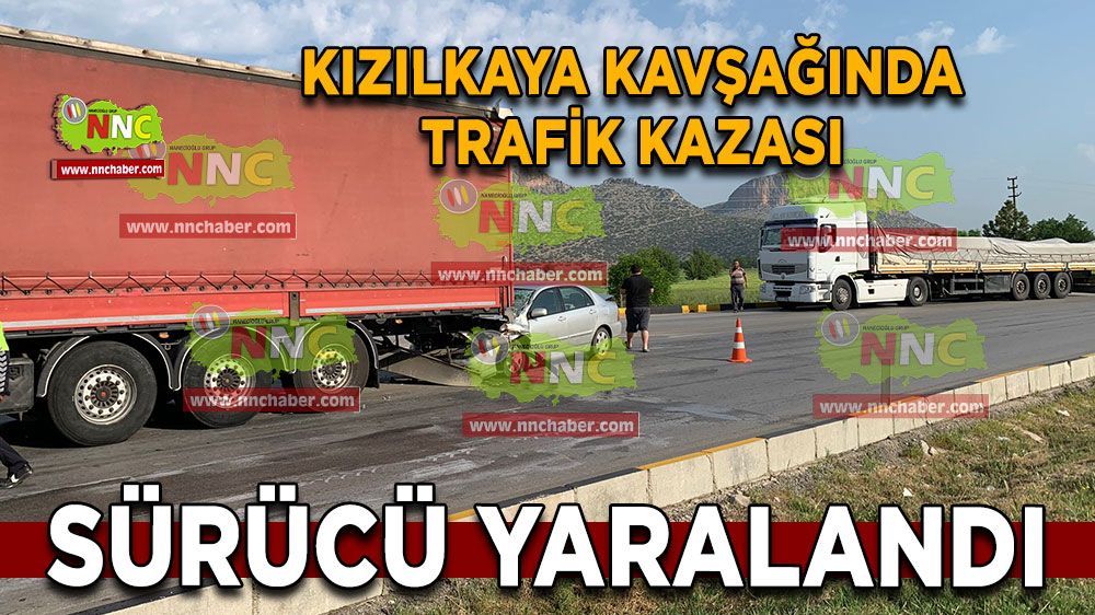 Burdur Antalya karayolunda kaza; 1 kişi yaralandı