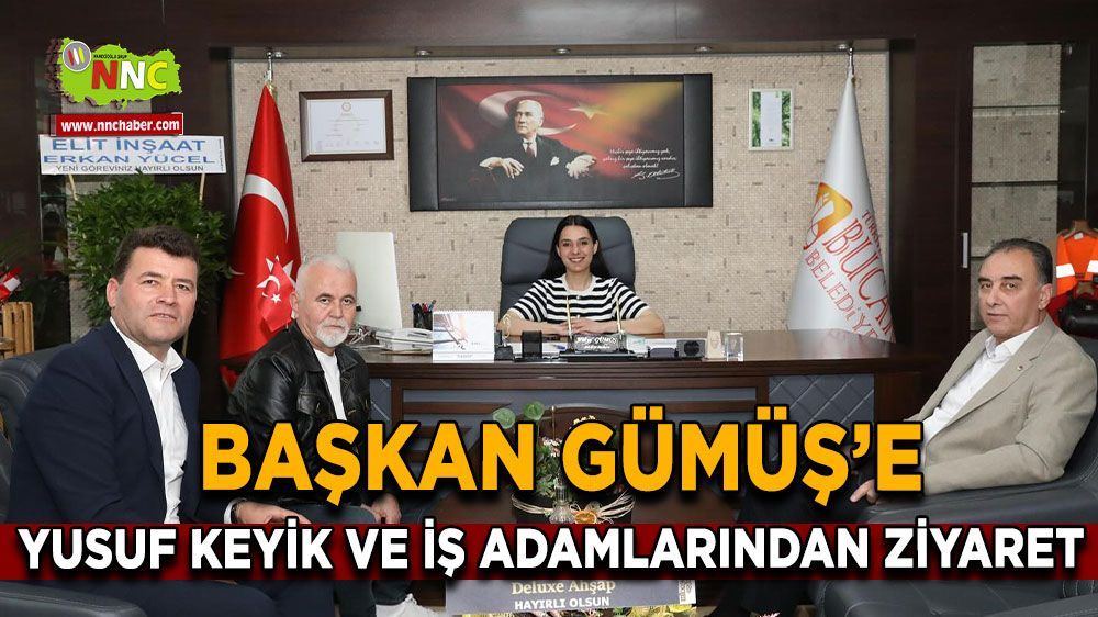 Burdur Bucak Belediye Başkanı Hülya Gümüş'e İş İnsanlarından Ziyaret