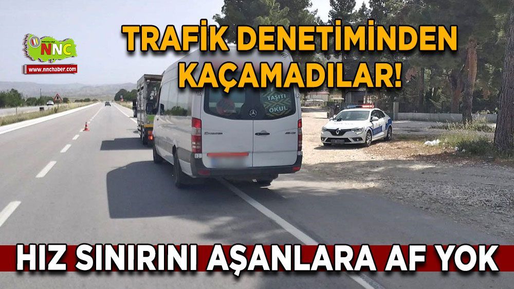 Burdur'da sıkı trafik denetimi 
