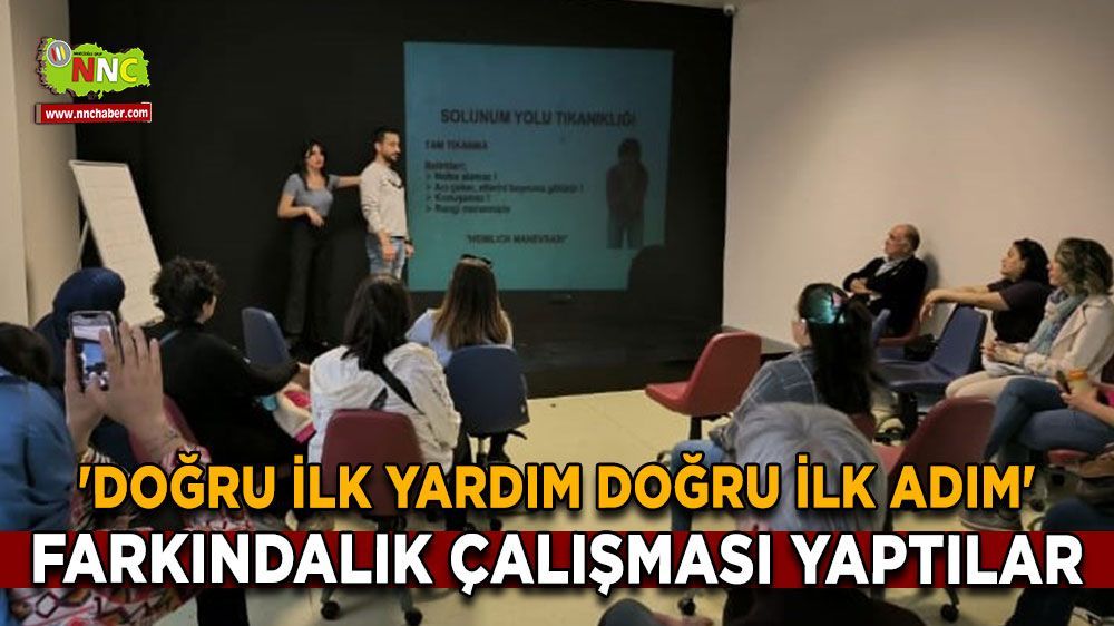 Burdur'da Trafik Haftasında Ücretsiz İlk Yardım Dersleri