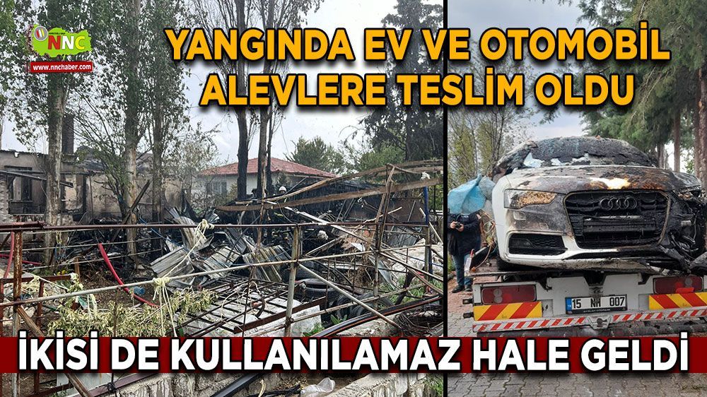 Burdur'da Yangın Çıktı, Ortalık Alev Aldı!