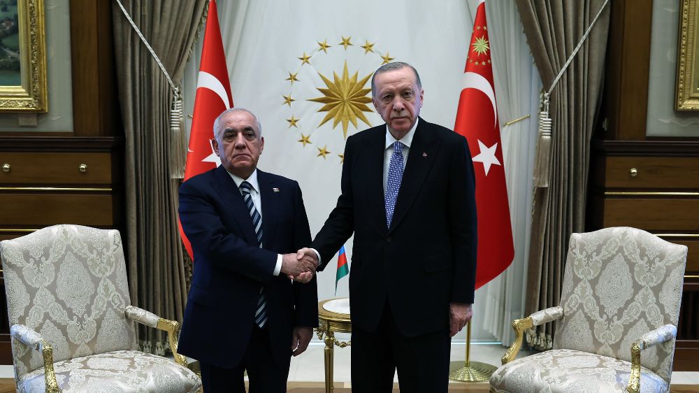 Cumhurbaşkanı Recep Tayyip Erdoğan, Azerbaycan Başbakanı Ali Asadov ile bir araya geldi 