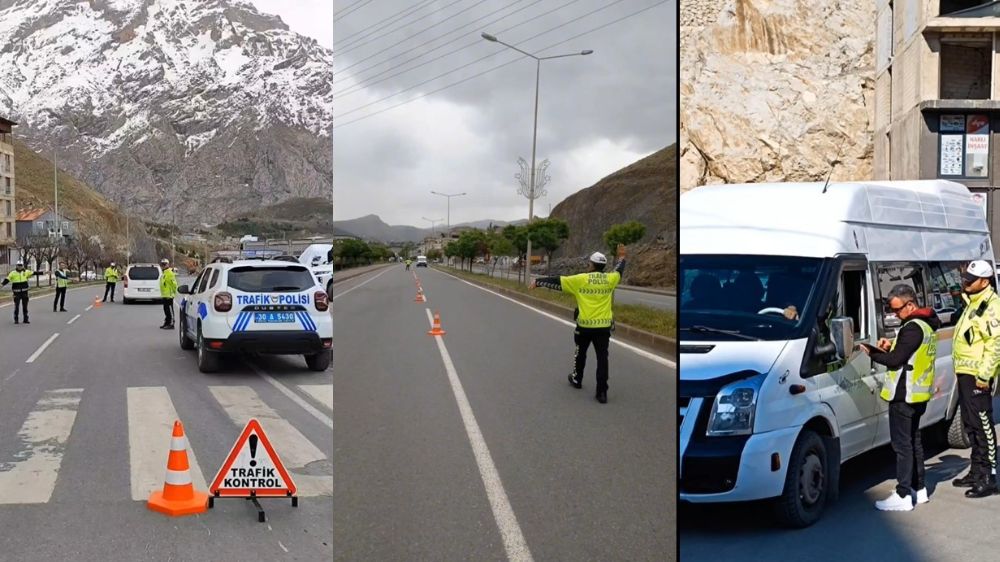 Hakkari'de radar denetimi gerçekleştirdi