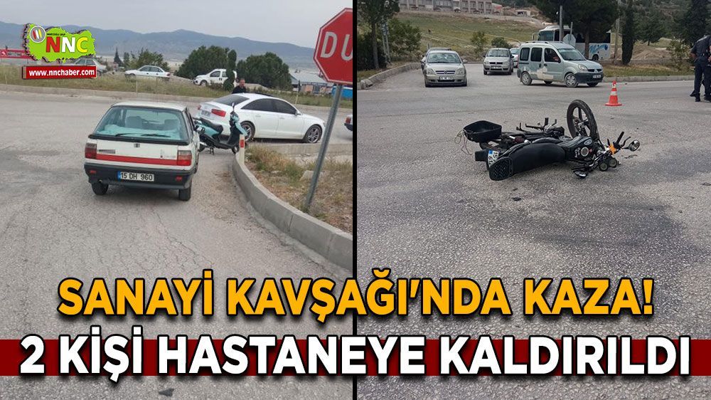 Isparta-Burdur karayolunda kaza: 2 Yaralı 