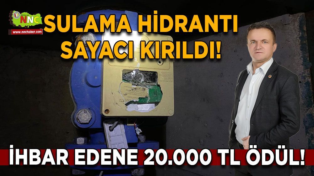 Karamanlı'da suçluları ihbar edene 20.000 TL ödül!