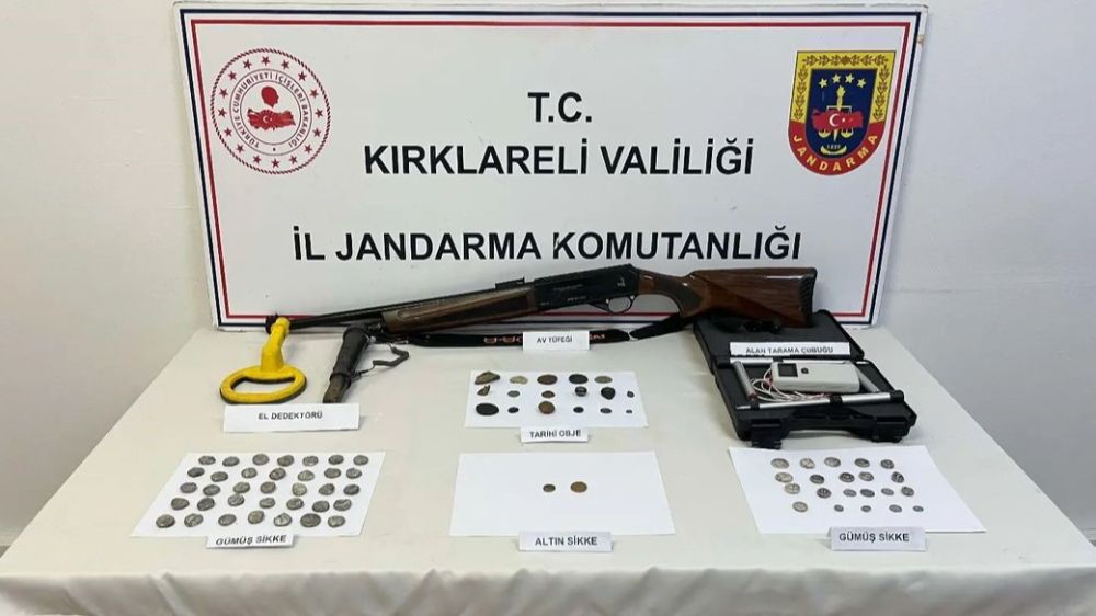 Kırklareli’nde  Roma dönemine ait eserler ele geçirildi 