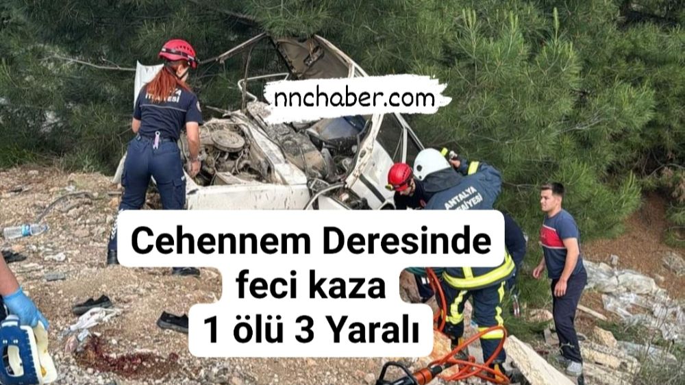 Korkuteli-Antalya yolunda meydana gelen trafik kazasında 1 kişi öldü, 3 kişi yaralandı. 