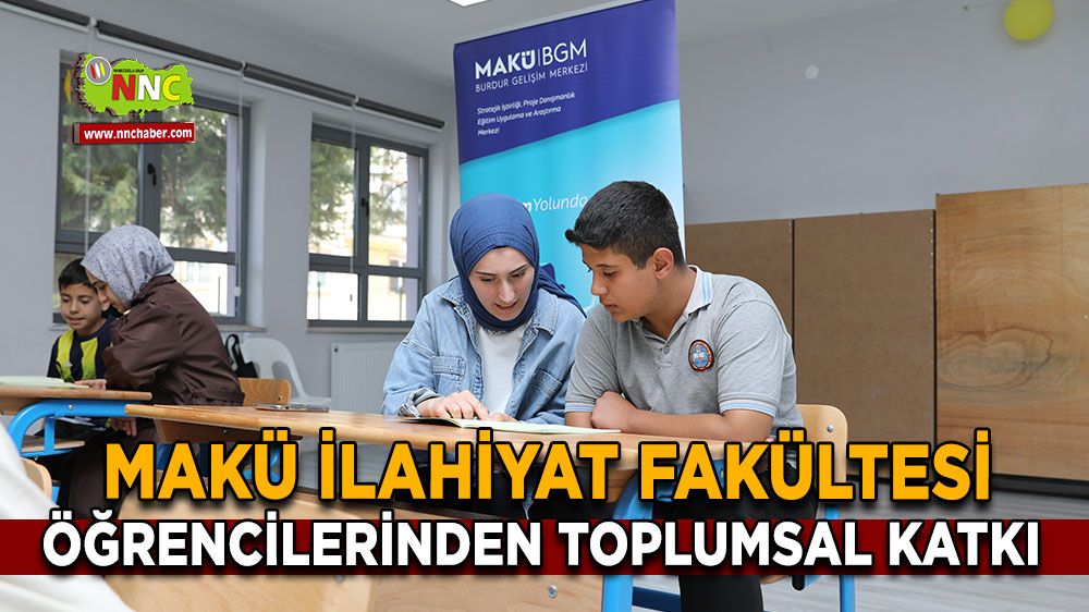 MAKÜ İlahiyat Fakültesi Öğrencilerinden Toplumsal Katkı