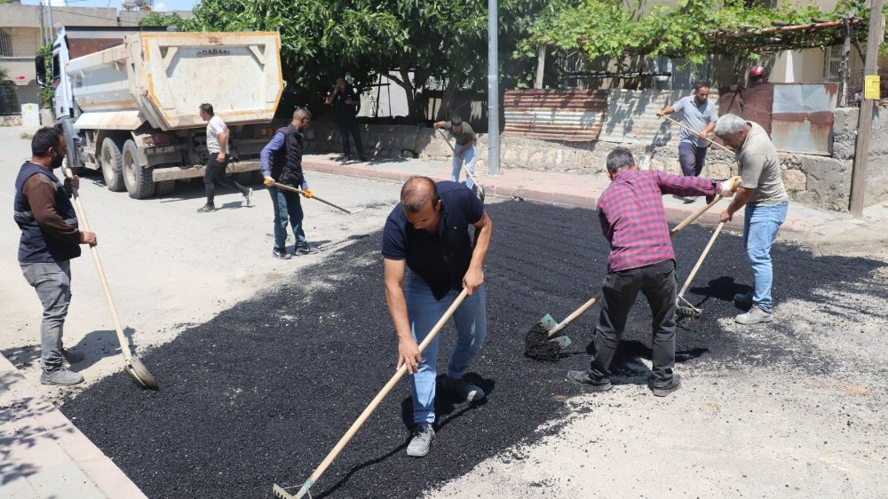 Siirt Belediyesi asfalt ve onarım çalışması başlattı