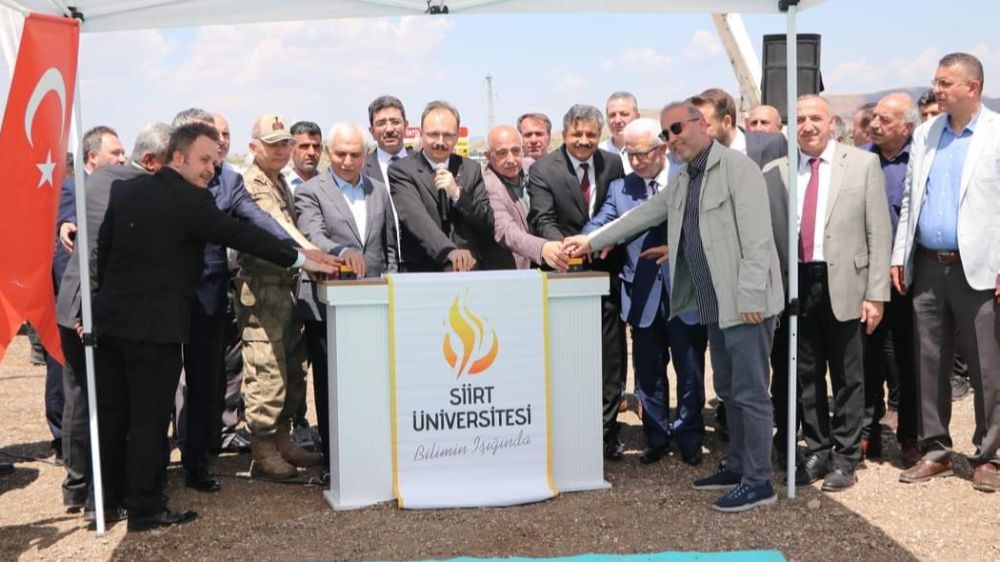 Siirt Üniversitesi'nde morfoloji  binası temel atma töreni gerçekleştirildi