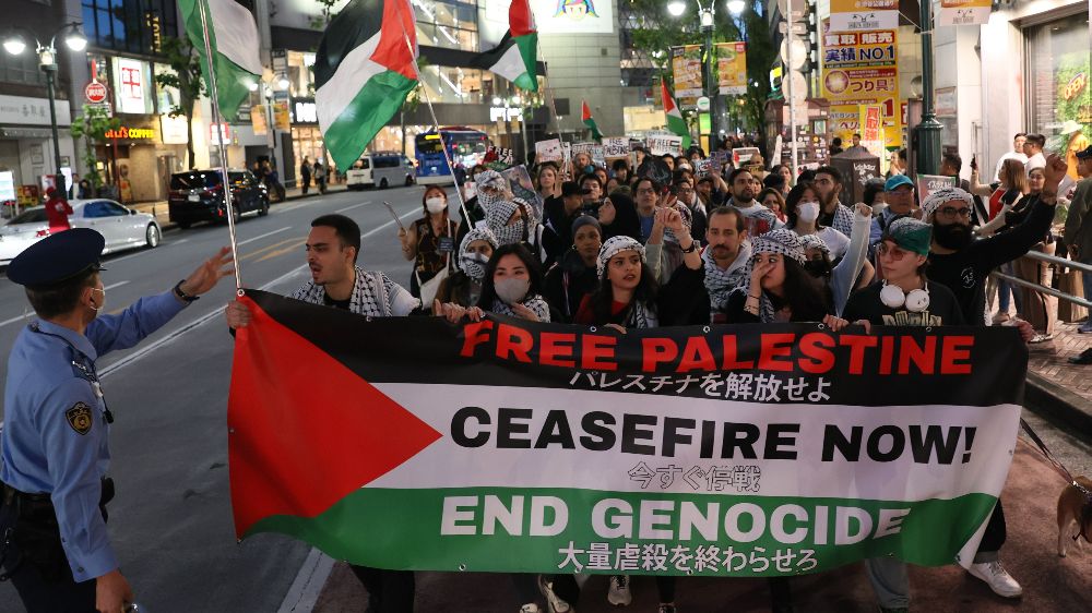 Tokyo Halkı Filistin İçin Ayaklandı