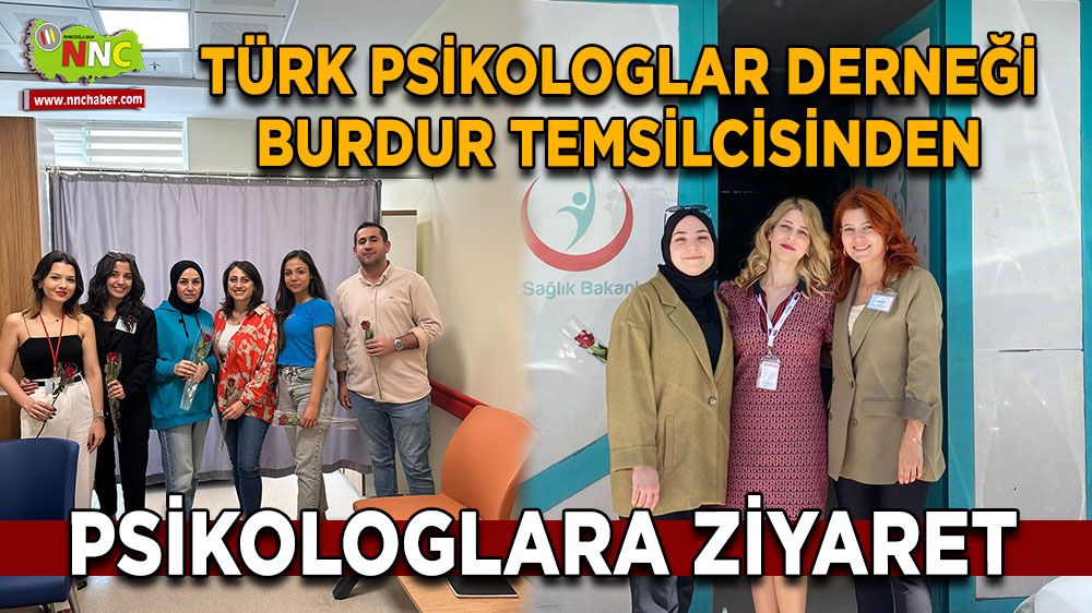 TPD Burdur Temsilcisinden Burdur'da görev yapan psikologlara ziyaret
