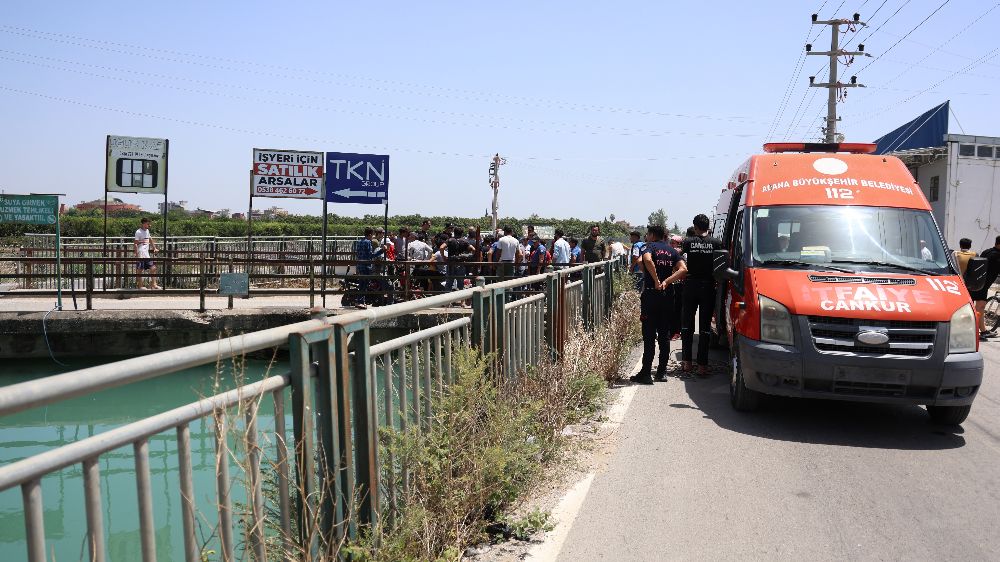 Adana'da kanala atlayan karısını kurtarmak isterken suda kayboldu