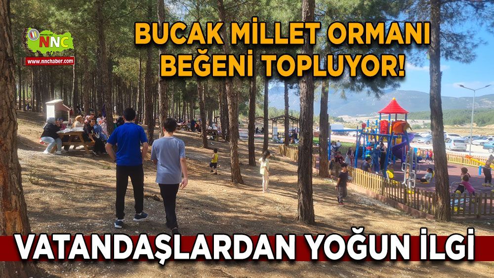 Bucak'ta Millet Ormanı Vatandaşlardan Beğeni Topladı