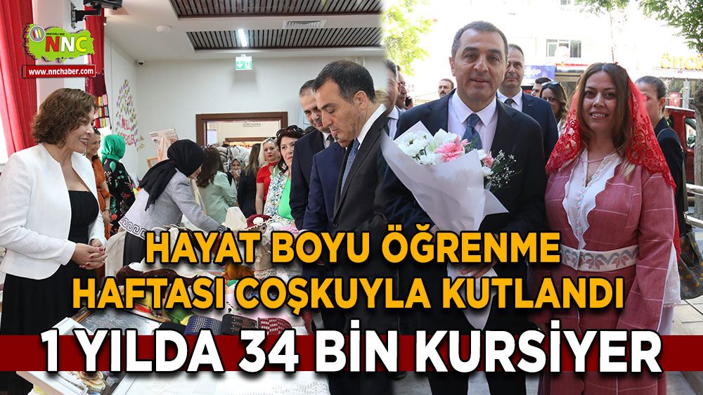 Burdur'da Hayat Boyu Öğrenme haftası coşkuyla kutlandı