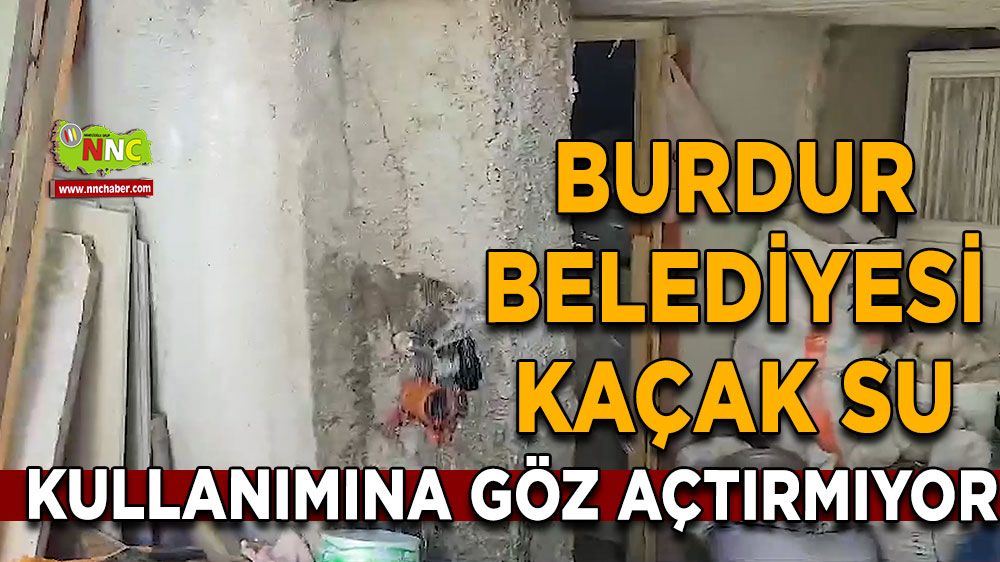 Burdur'da Kaçak Su Kullananlara Göz Açtırılmıyor!