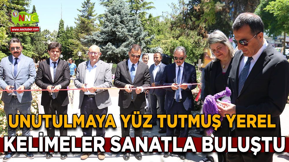Burdur'da Kelime Atölyesi sergisi açıldı