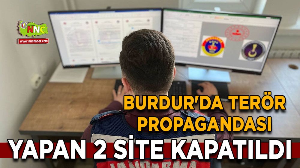 Burdur'da terör propagandası yapan 2 site kapatıldı