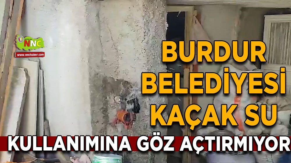 Burdur' kaçak su kullanımına karşı kararlı adım