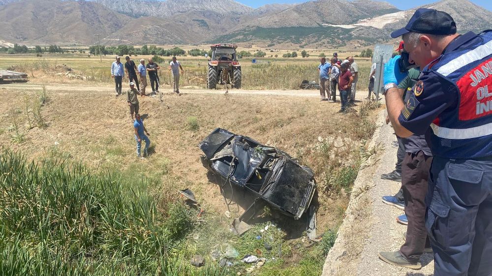 Isparta'da feci kaza 1 kişi hayatını kaybetti