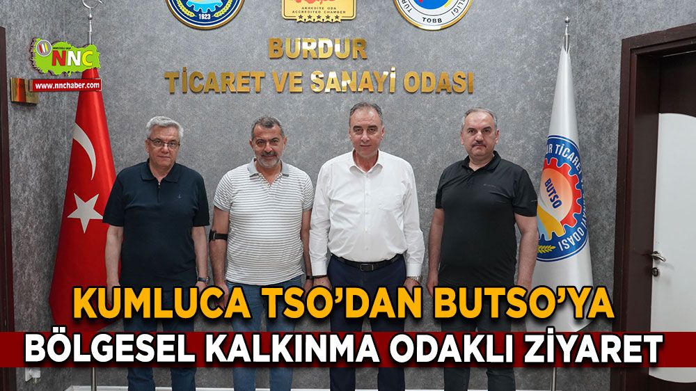 Kumluca TSO'dan Burdur TSO'ya bölgesel kalkınma odaklı ziyaret