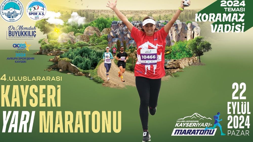  4’üncü Uluslararası Kayseri Yarı Maratonu  için nefesler tutuldu 