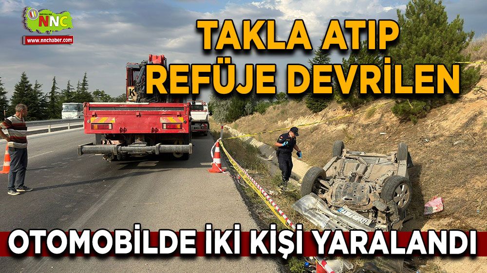 Afyon'da trafik kazası! 2 kişi yaralandı