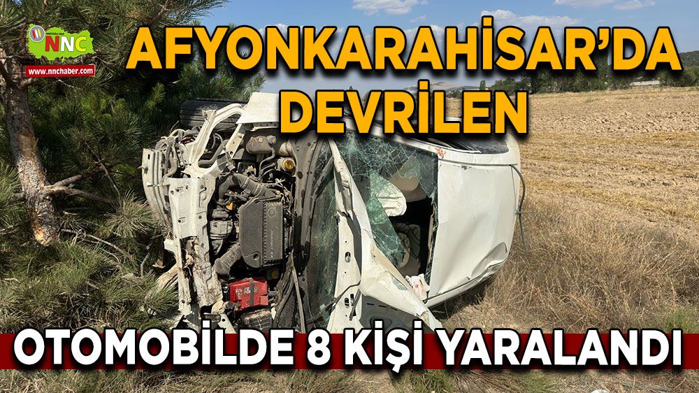 Afyon'da trafik kazası! 8 kişi yaralandı