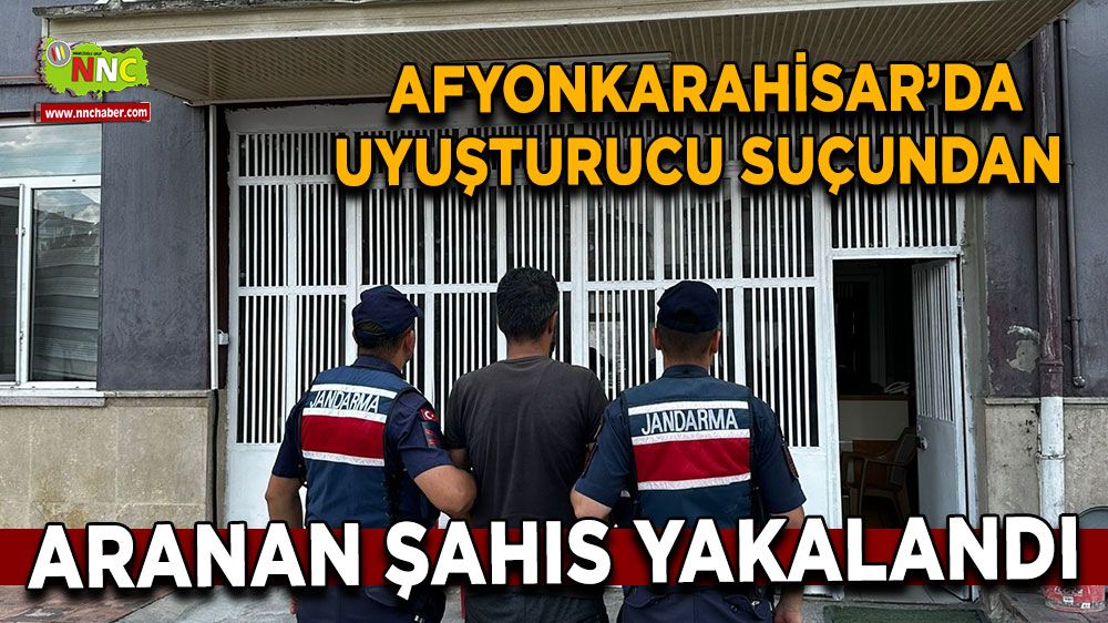 Afyon'da  uyuşturucu suçundan aranan şahıs yakalandı