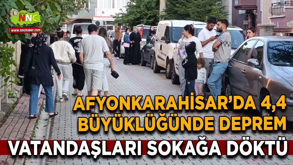 Afyonkarahisar'da deprem! 