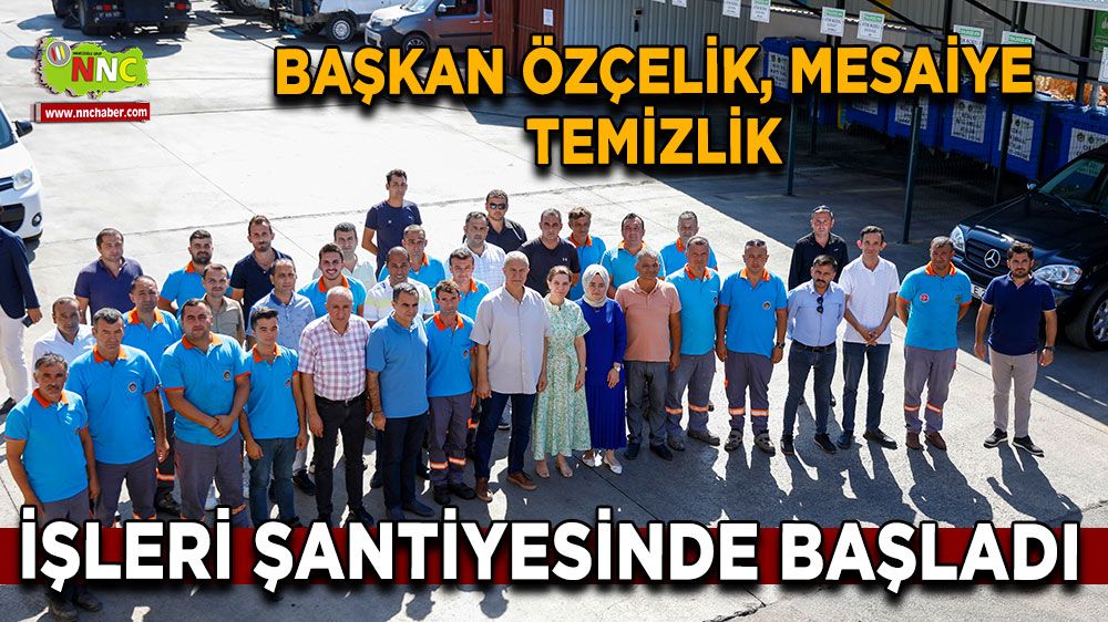 Alanya Belediye Başkanı Özçelik, mesaiye temizlik işleri şantiyesinde başladı