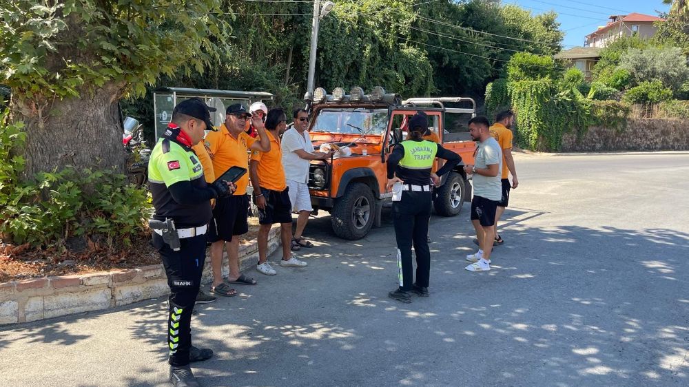 Alanya Jandarmadan  Turist Güvenliğine Önem 