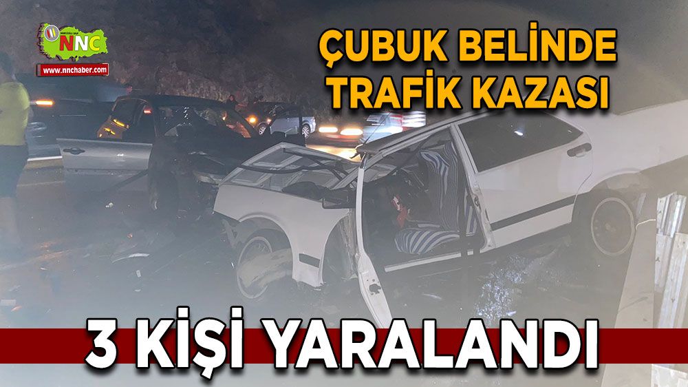 Antalya Çubukbeli Kaza Tofaş parçalandı  3 yaralı 