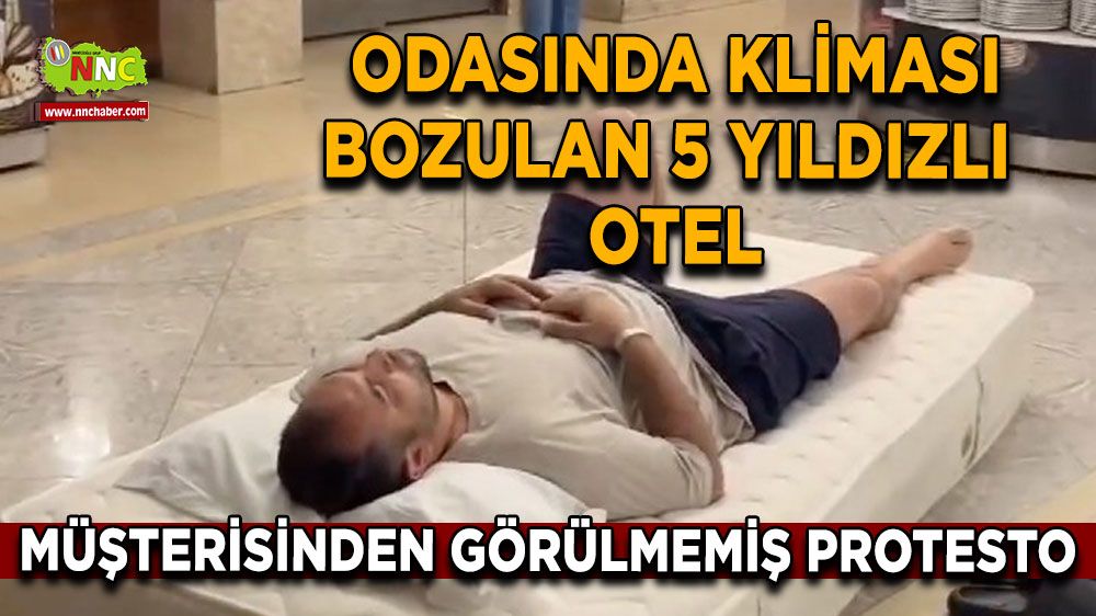 Antalya'da 5 yıldızlı otel görülmemiş protesto