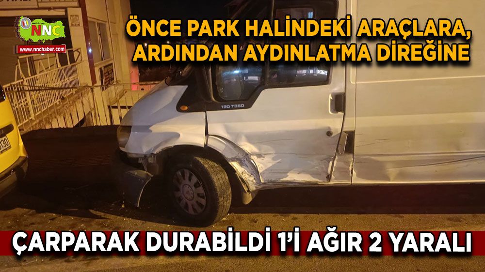 Antalya'da feci trafik kazası! 1'i ağır 2 yaralı