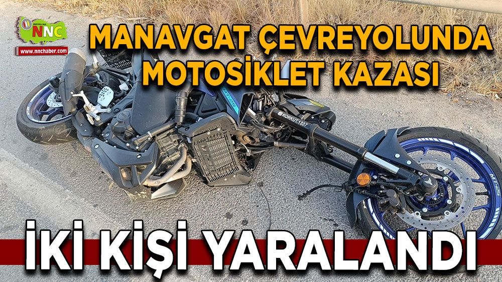Antalya'da motosiklet kazası! 2 yaralı