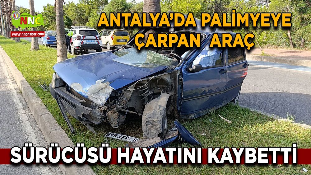 Antalya'da trafik kazası! Sürücü hayatını kaybetti 