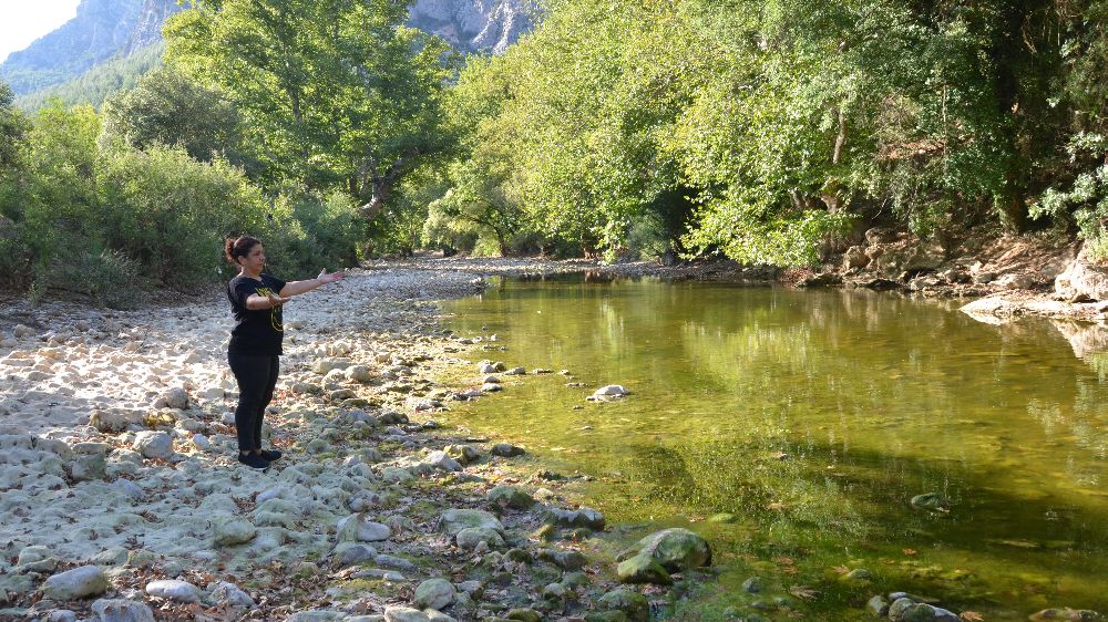 Antalya'da Üzümdere ırmağı kurudu 