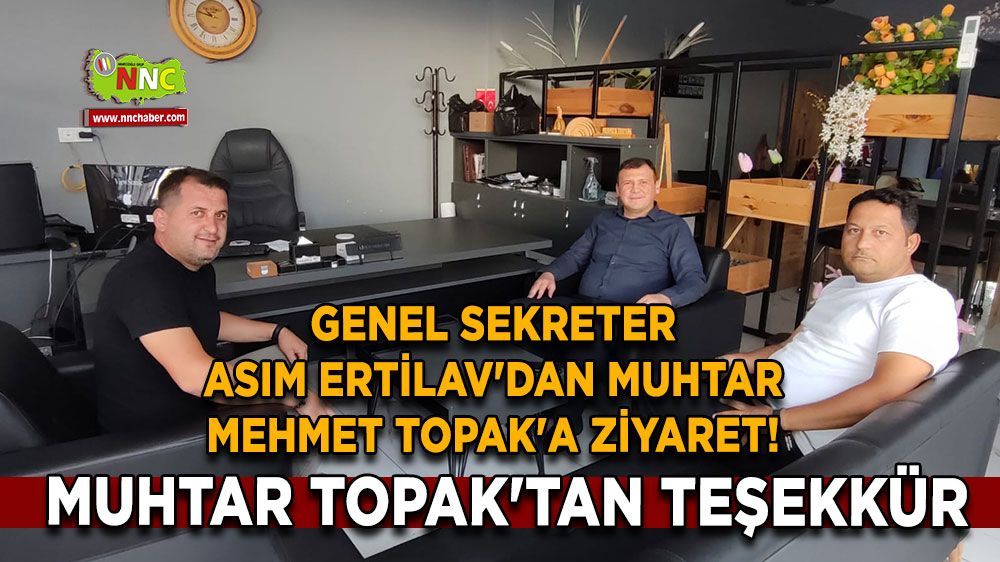 Asım Ertilav ve Cemal Acar, Belören Köyü Muhtarı Mehmet Topak ile gürştü