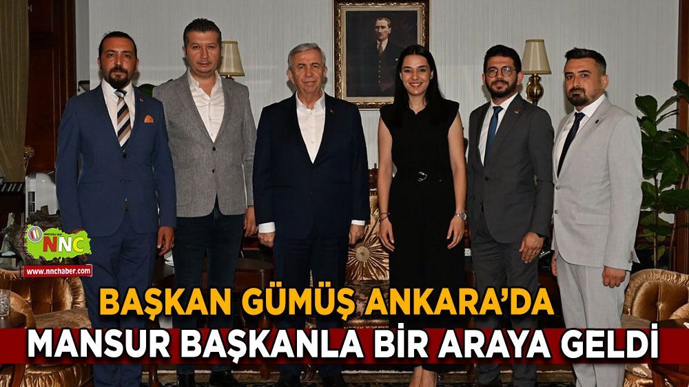 Başkan Gümüş'ten Başkan Mansur Yavaş'a ziyaret!