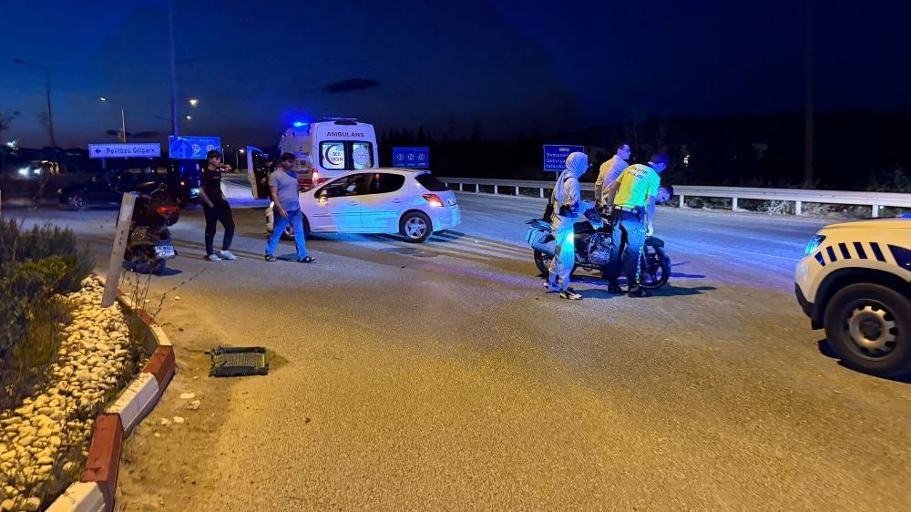 Bilecik'te trafik kazası! Motosiklet sürücüsü yaralandı