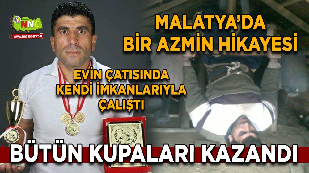 Bir azmin hikayesi! Evin çatısında kendi imkanlarıyla çalıştı, bütün kupaları kazandı