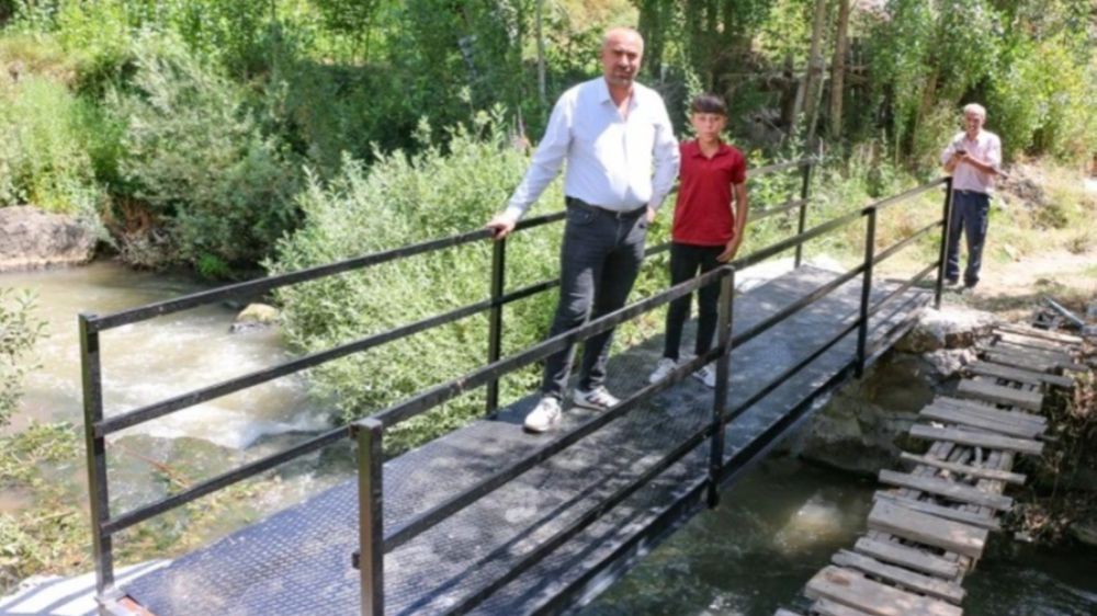 Bitlis Belediyesi, o köprüyü yeniden inşa etti 
