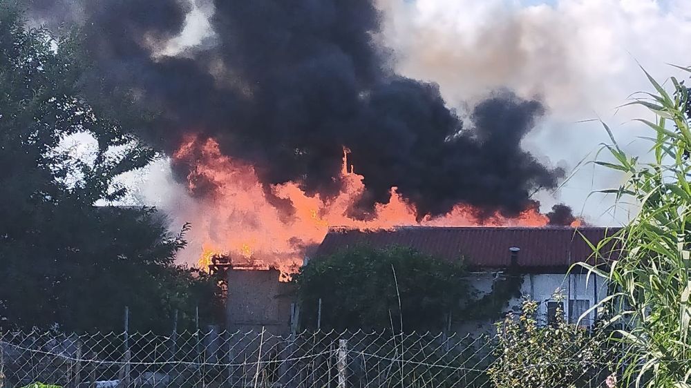 Bolu'da barakada yangını